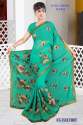 Designer Chiffon Saree  thumb 6