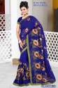 Designer Chiffon Saree  thumb 8