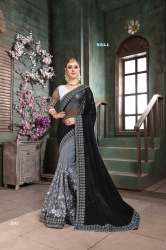 Fancy Party Wear Saree  by Omanksh Fashion
