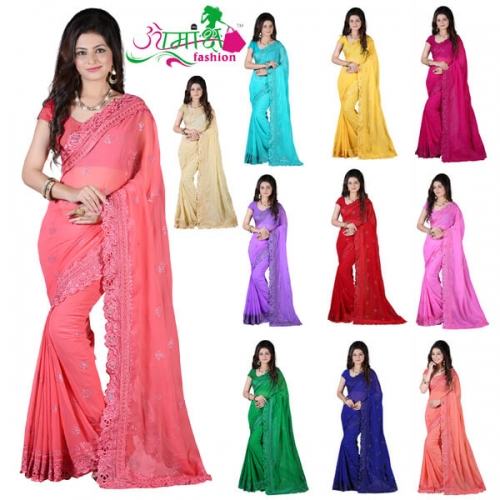NEW DESIGNER CHIFFON SAREE