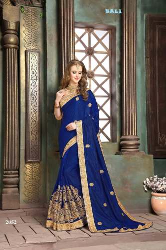 Paper Silk Saree Bali - 2052