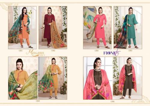 Fionista Mosum Vol 2 Kurti with Dupatta Set 