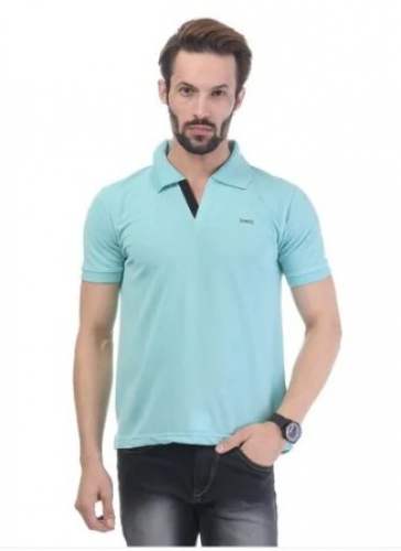 Mens Half Sleeve Polo Collar T Shirt by Glory Knitwear P Ltd