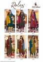 Ladies Flavour Presents Rolex Vol 2 Chinon Weaving Kurti Set 