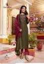 Ladies Flavour Presents Rolex Vol 2 Chinon Weaving Kurti Set  thumb 2