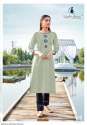 Latest Heavy Cotton Kurti With Pant Set Safari by Ladies Flavour  thumb 1