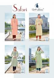 Safari Designer Kurti Pant Set by  Ladies Flavour 