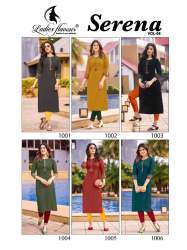 Serena Vol 6 Branded  Kurti by Ladies Flavour
