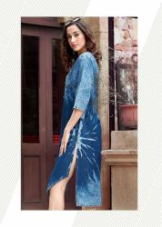 Ladies Stylish Denim Kurti Kumb X11