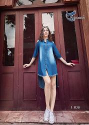 Ladies Stylish Denim Kurti Kumb X2