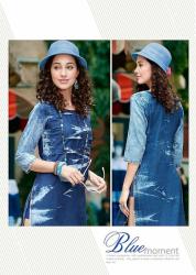 Ladies Stylish Denim Kurti Kumb X4