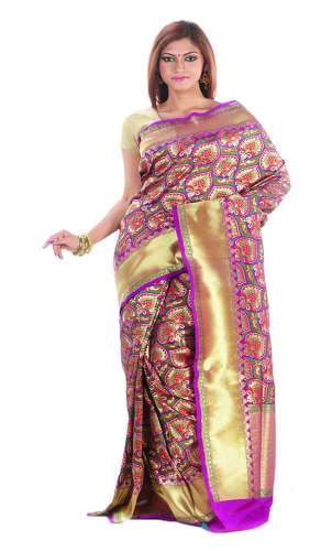 tussar silk saree