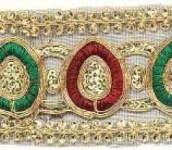 Embroidery With Seqquins Lace