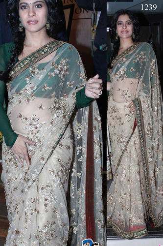 Heavy Embroidered Net Bollywood Sarees  by Narsaria Impex India