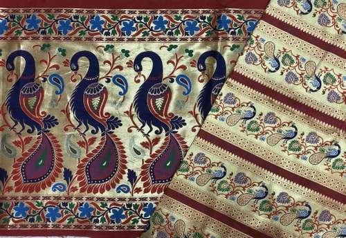 Paithani Lace Border Fabric