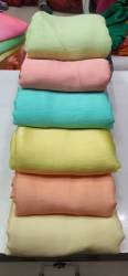 Satin Chiffon Saree Plain Fabric
