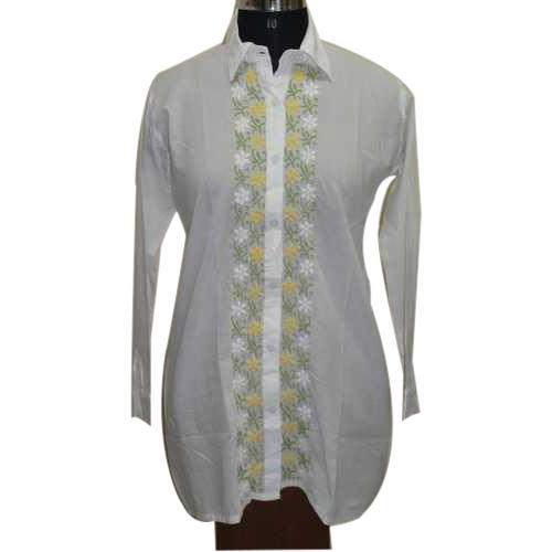 Ladies Cotton Cambric Shirt