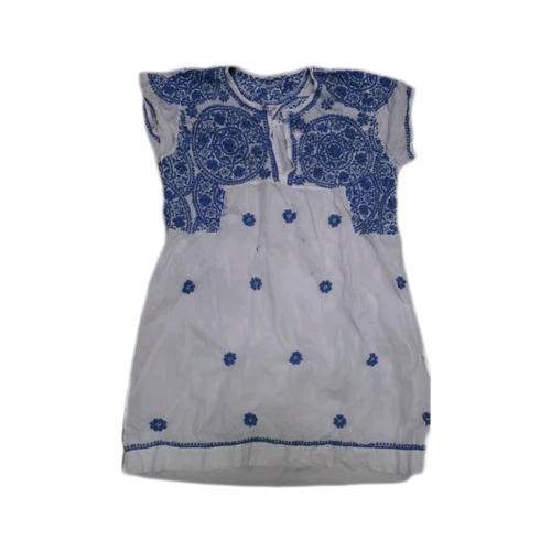 Printed Chikan Kurtis