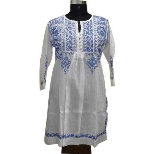 Printed Cotton Cambric Tunic by Zeenat Arts