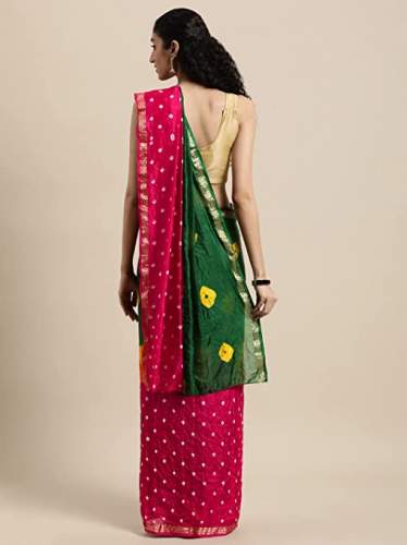 Buy Art Silk Geroo Brand Saree At Retail Price by Geroo