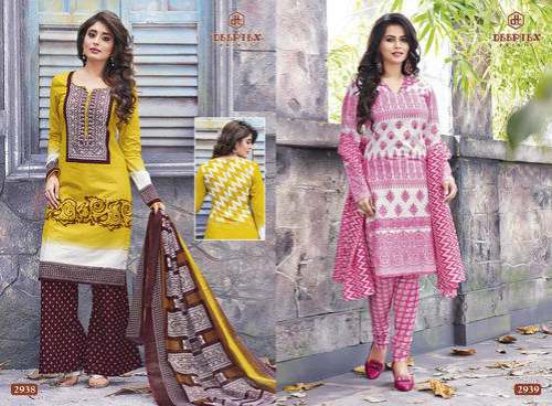 Cotton Printed Dress Material
