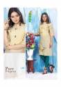 Designer 2 ton Cotton Party wear Kurti thumb 2