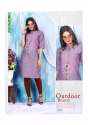 Designer 2 ton Cotton Party wear Kurti thumb 3
