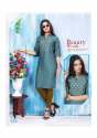 Designer 2 ton Cotton Party wear Kurti thumb 5