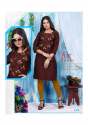 Designer 2 ton Cotton Party wear Kurti thumb 7