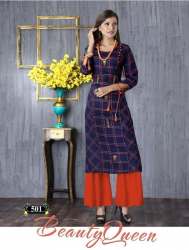 Designer and Stylish Palzo Kurti