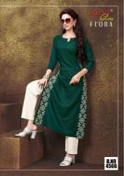 Designer Flora Catalog Kurti