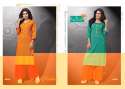 Designer Kurti with Palazo set thumb 1