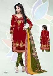 Embroidered Cotton Dress Material