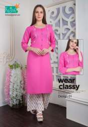 Kushal Bella Vol 2 Kurti With Plazzo