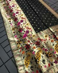 Original And Exclusive Collection Of Pure Soft Kanchivram Paithani Silk With Minakari Border 