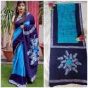 Ladies Cotton Pom Pom Saree thumb 2