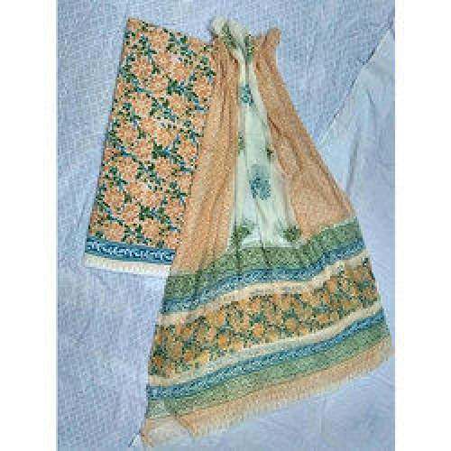 Ladies  Printed Unstitched Salwar Suit