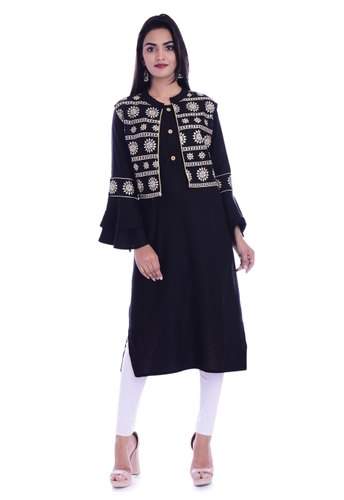 Rayon Straight Kurti by f kurtis by Vastra Gram