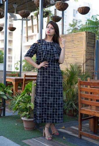 stlye inn Long Gown Style Kurti by Vastra Gram