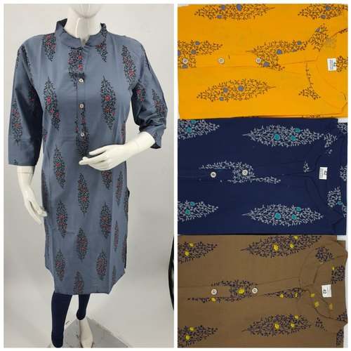 Casual Cotton Kurti by Jaipuri Bandhej by Jaipuri Bandhej