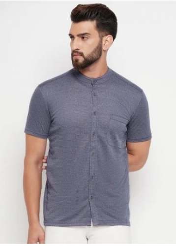 Casual Wear Plain Lycra Men Shirts  by Swami Textiles Pvt Ltd