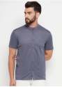 Casual Wear Plain Lycra Men Shirts 