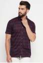 cotton-viscose-lycra-maroon-color-shirt-for-men