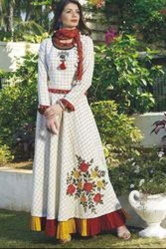 Printed rayon kurti