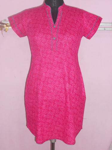 Ladies Plain Cotton Kurtis