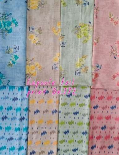 Fancy Rayon Printed Two Tone Blissta Fabric