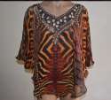 Women Designer Georgette Poncho 