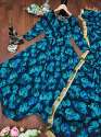 Buy Floral Print Anarkali Suit From Fashion2wear thumb 1