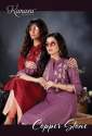 Copper Stone Rayon Kurti With Pant by Kanasu thumb 8