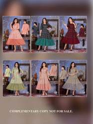 Saadgi Flora Ethnic Wear Long Anarkali Kurti